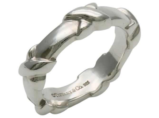 Tiffany & Co. Signatur Bandring aus Silber 925 - Ansicht 2