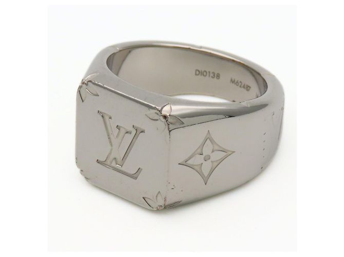 Anello Signet Louis Vuitton M62487 Argento - vista 3