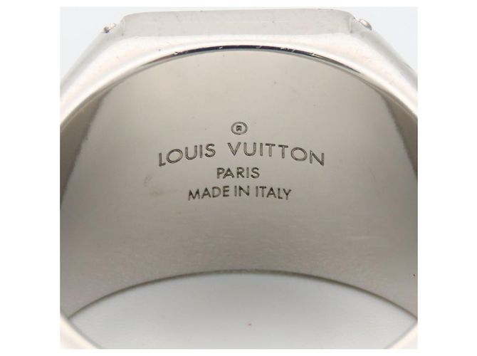 Anello Signet Louis Vuitton M62487 Argento - vista 7