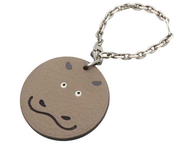 Charm per borsa in pelle beige Hermès - vista 2