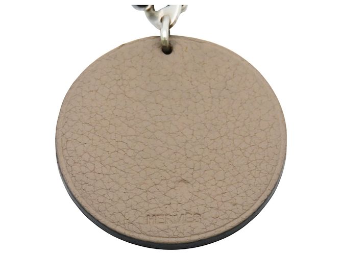 Charm per borsa in pelle beige Hermès - vista 4