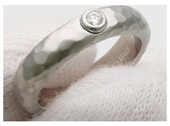 Gehämmerter Bandring Tiffany & Co. Golden - Ansicht 9