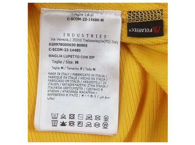 Moncler Grenoble MAGLIA POLARTEC Top Amarillo - vista 9