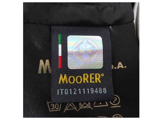 Autre Marque MooRER Dot Pattern Polyester Coat Black - view 9