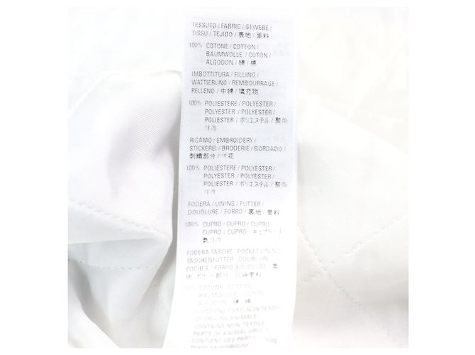 Everyday Camisa de flanela oversized acolchoada Balenciaga Branco Azul - vista 14