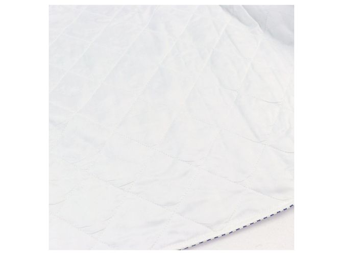 Everyday Camisa de flanela oversized acolchoada Balenciaga Branco Azul - vista 8