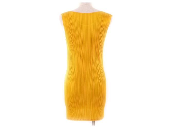 Issey Miyake Polyesterkleid PLEATS PLEASE PLEATS PLEASE Gelb - Ansicht 3
