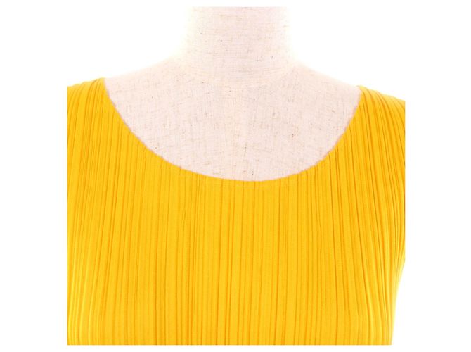 Issey Miyake Polyesterkleid PLEATS PLEASE PLEATS PLEASE Gelb - Ansicht 4