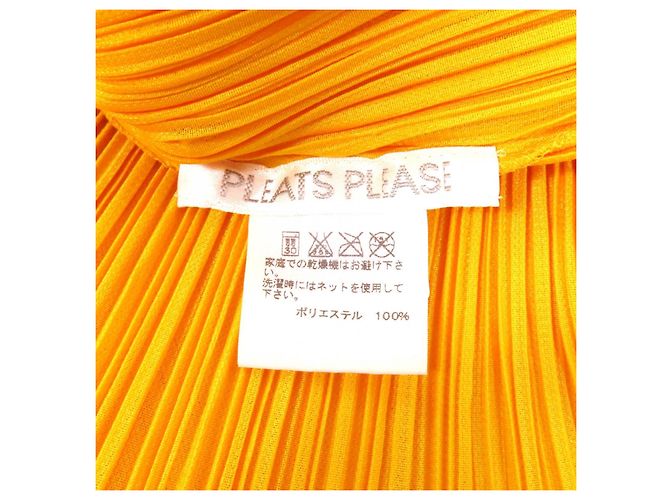 Issey Miyake Polyesterkleid PLEATS PLEASE PLEATS PLEASE Gelb - Ansicht 5