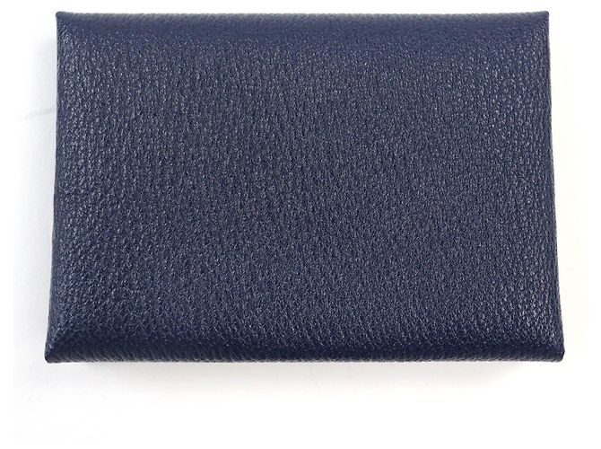 Monedero Calvi duo de Hermès Azul - vista 2