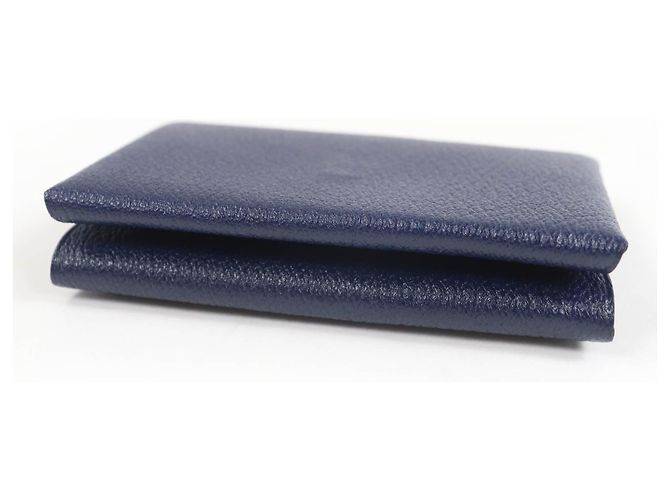 Monedero Calvi duo de Hermès Azul - vista 4