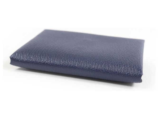 Monedero Calvi duo de Hermès Azul - vista 5