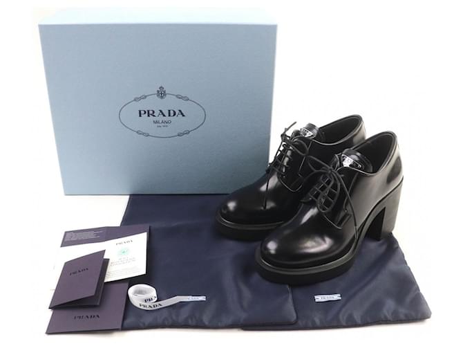 Prada Leder Slipper Schwarz - Ansicht 2