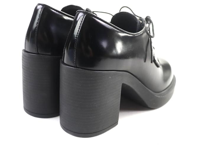 Prada Leder Slipper Schwarz - Ansicht 3