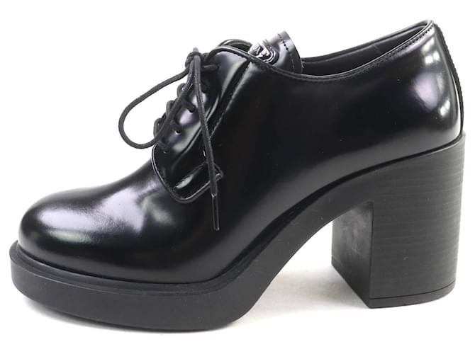 Prada Leder Slipper Schwarz - Ansicht 5