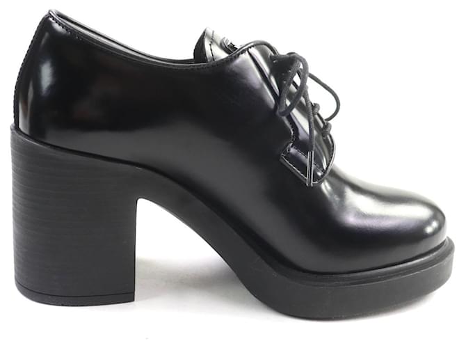 Prada Leder Slipper Schwarz - Ansicht 6