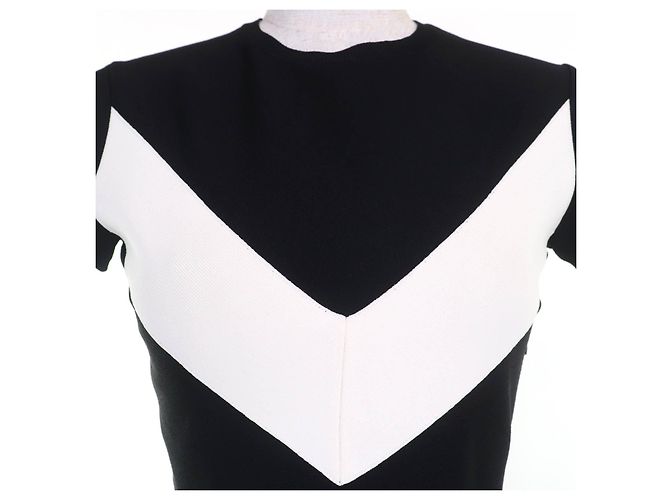 Valentino Rayon Kleid Schwarz - Ansicht 4
