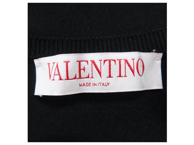 Valentino Rayon Kleid Schwarz - Ansicht 5