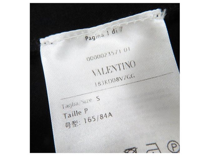 Valentino Rayon Kleid Schwarz - Ansicht 6