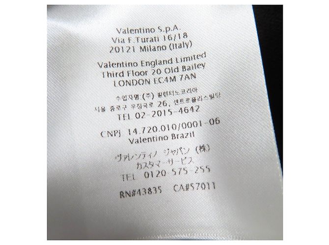Valentino Rayon Kleid Schwarz - Ansicht 8