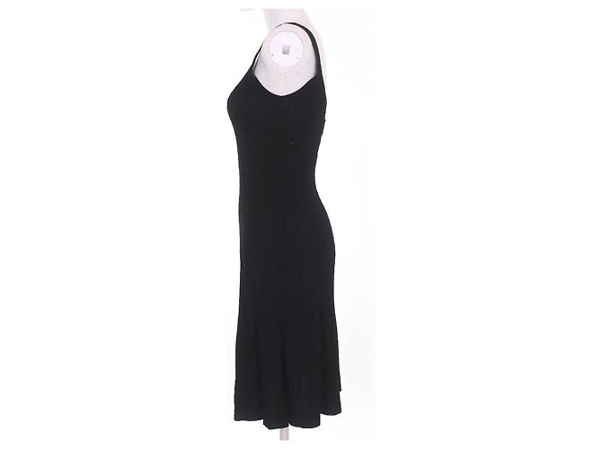 Prada Strickkleid aus Rayon Schwarz - Ansicht 2