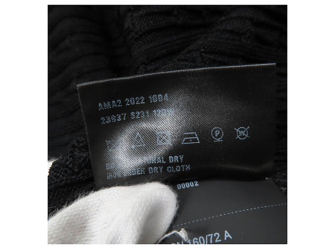 Prada Strickkleid aus Rayon Schwarz - Ansicht 8