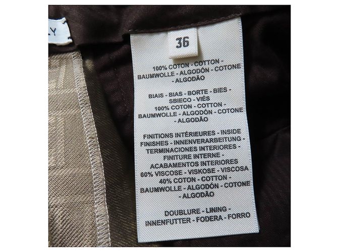 Bermuda de algodão jacquard mosaico H da Hermès Marrom - vista 8