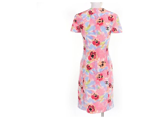 Timeless Vestido con patrón COCO de Chanel Multicolor - vista 3