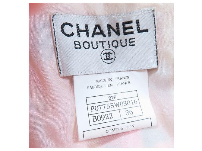 Timeless Vestido con patrón COCO de Chanel Multicolor - vista 7