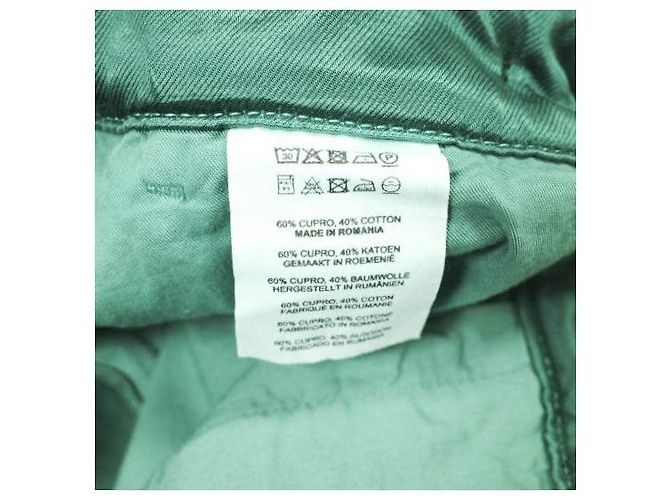 Autre Marque Pantaloni in Cupro e Cotone PAMPLONA di Dries Van Noten Verde - vista 10