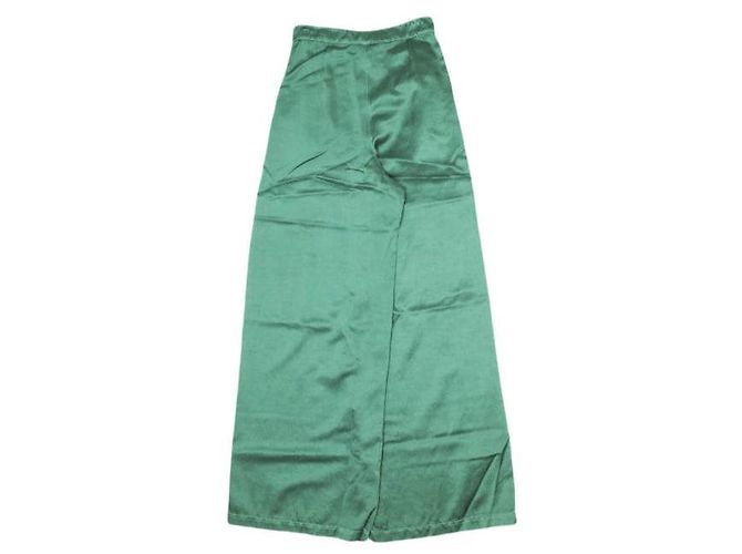 Autre Marque Pantaloni in Cupro e Cotone PAMPLONA di Dries Van Noten Verde - vista 2