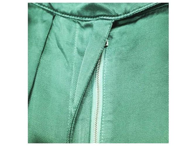 Autre Marque Pantaloni in Cupro e Cotone PAMPLONA di Dries Van Noten Verde - vista 7