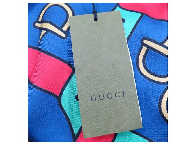 Chaqueta de seda Gucci Horsebit GG Marmont Multicolor - vista 13