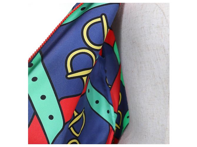 Chaqueta de seda Gucci Horsebit GG Marmont Multicolor - vista 5