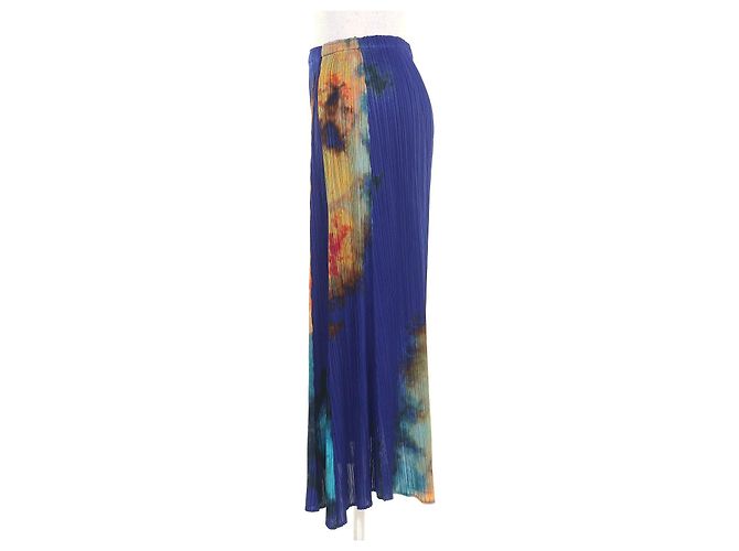 Issey Miyake POLYESTER-SET PP61-JO506/PP61-JG503 PLEATS PLEASE Blau Mehrfarben - Ansicht 6