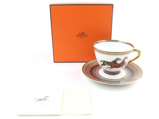 Louça de cerâmica Cheval d'Orient da Hermès Multicor - vista 2