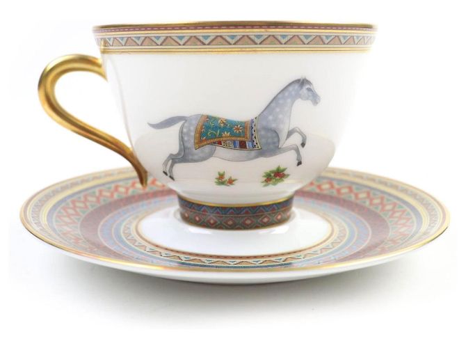 Louça de cerâmica Cheval d'Orient da Hermès Multicor - vista 3