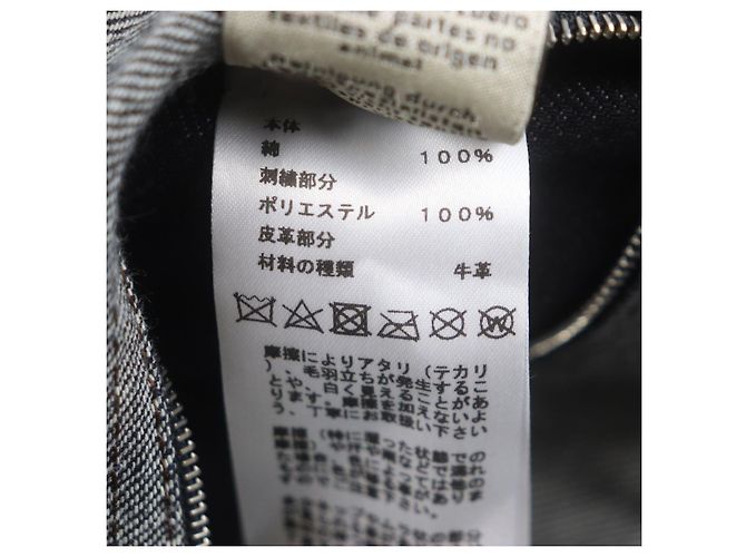 Hermès Chaqueta de mezclilla de algodón Hermes Ancon au Carre Azul - vista 13