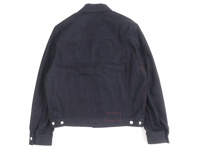 Hermès Chaqueta de mezclilla de algodón Hermes Ancon au Carre Azul - vista 3