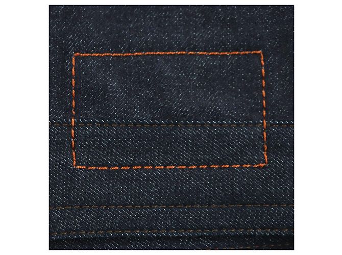Hermès Chaqueta de mezclilla de algodón Hermes Ancon au Carre Azul - vista 9