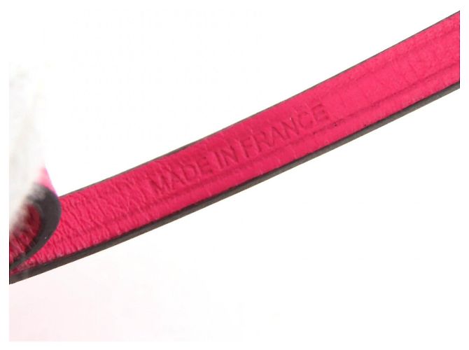 Portachiavi Sacchetto Arancione Hermès Rosa - vista 7