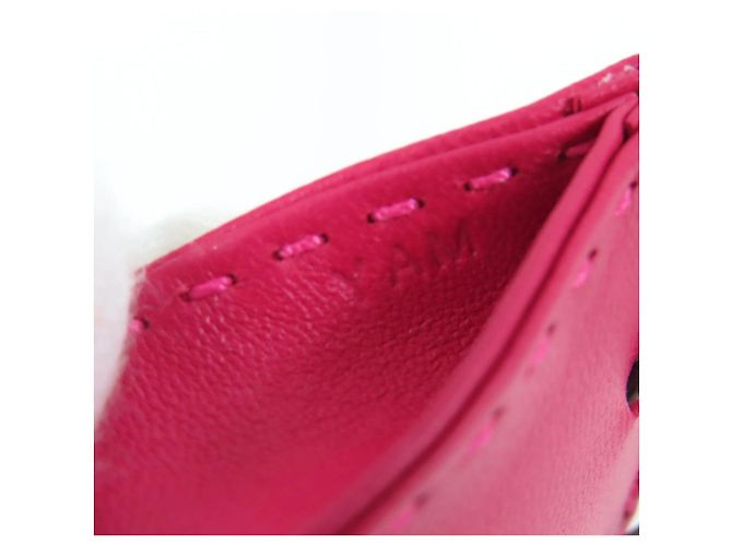 Portachiavi Sacchetto Arancione Hermès Rosa - vista 8