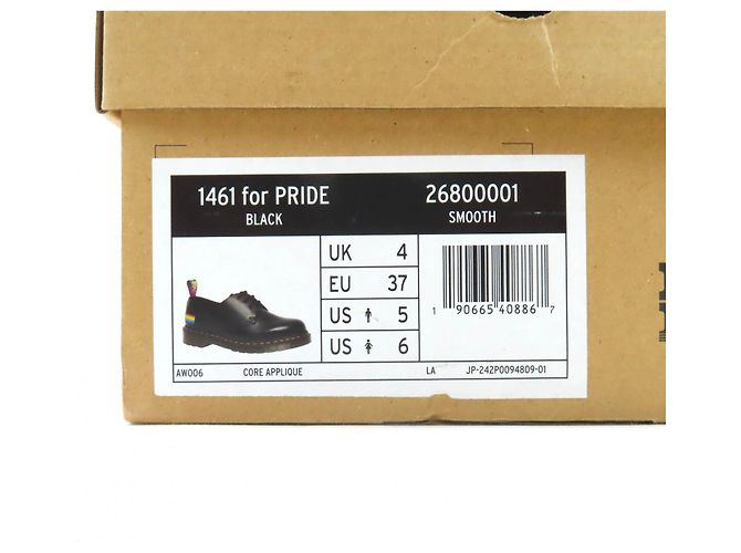 Autre Marque Dr.Martens 1461 Leder Schuhe Schwarz - Ansicht 14