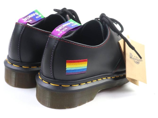 Autre Marque Dr.Martens 1461 Leder Schuhe Schwarz - Ansicht 3