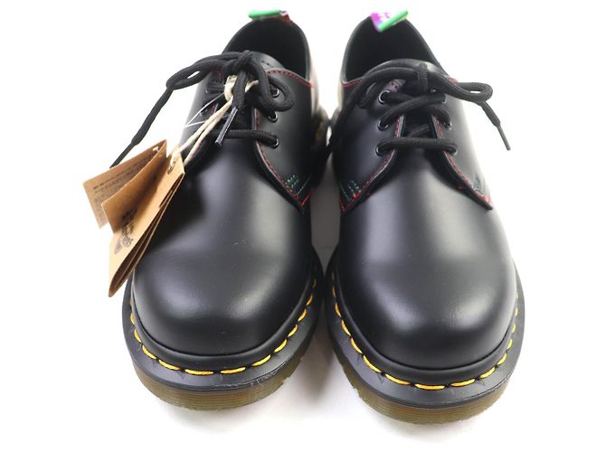 Autre Marque Dr.Martens 1461 Leder Schuhe Schwarz - Ansicht 4