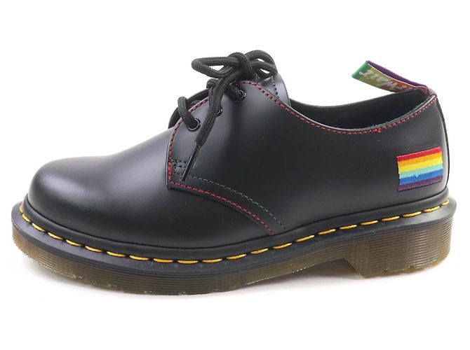 Autre Marque Dr.Martens 1461 Leder Schuhe Schwarz - Ansicht 5