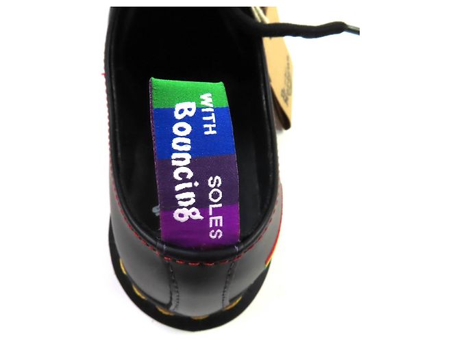 Autre Marque Dr.Martens 1461 Leder Schuhe Schwarz - Ansicht 9