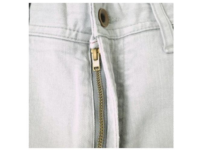 Autre Marque JEANS TAPERED Pantalones de mezclilla ajustados de algodón elástico Castaño - vista 5