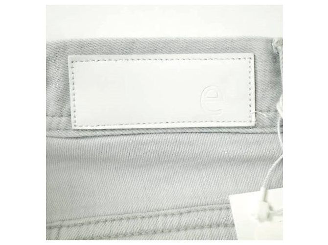 Autre Marque PANTALONES DE DENIM ELÁSTICO TAPERED BOYFRIEND de Algodón Castaño - vista 8
