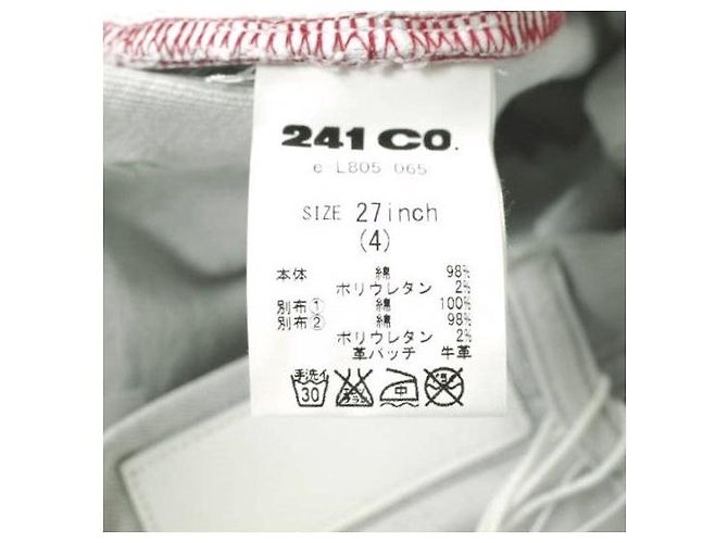 Autre Marque Pantalones de mezclilla tapered de algodón y poliuretano Castaño - vista 11